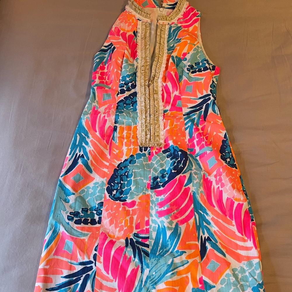 Lilly Pulitzer Alexa Shift Dress Goombay Smashed